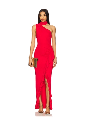superdown Sardina Maxi Dress in Red. Size L. Also in XS, XXS, S, M, XL.