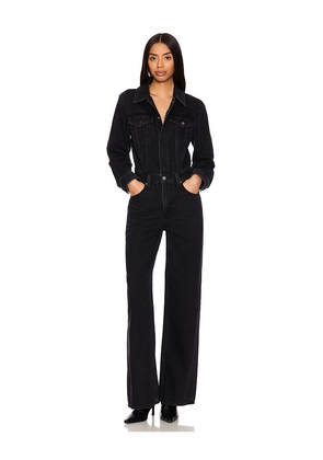 PISTOLA Cannon Jumpsuit in Black. Size L. Also in M, S.