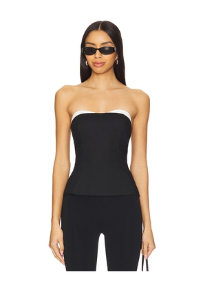 superdown Anika Strapless Top in Black. Size L. Also in XS, XXS, S, M, XL.