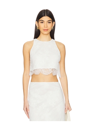 Stone Cold Fox x REVOLVE Audrey Top in White. Size L. Also in S, M, XL.