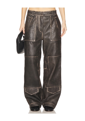 Saks Potts Clive Leather Pant in Black. Size S. Also in XS.