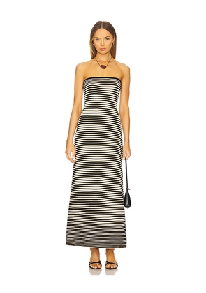 The Wolf Gang Sunmor Knit Maxi Dress in Black. Size L. Also in XL, M.