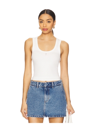 retrofete Amani Tank in White. Size L. Also in S, XL.
