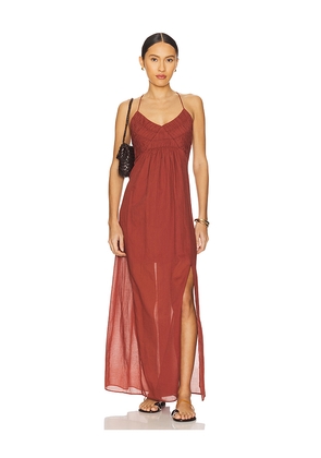 Steve Madden Brianna Dress in Brick. Size L. Also in XS, M, XL.