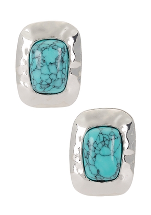 petit moments Giovana Stud Earrings in Teal.