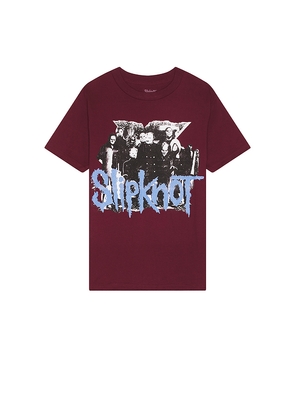 Pleasures Compass T-Shirt in Burgundy. Size M. Also in XL/1X.