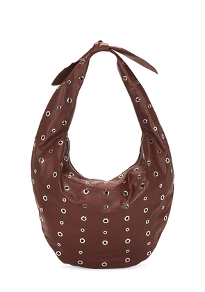 SIEDRES x REVOLVE Shrimp Bag in Burgundy.
