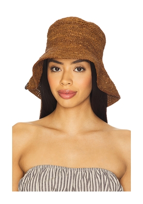 Rag & Bone Jade Rollable Hat in Brown. Size M/L. Also in S/M.