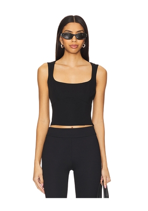 SNDYS X Revolve Blair Top in Black. Size L. Also in XS, S, M, XL.