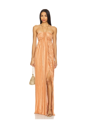 Sabina Musayev Nicola Dress in Orange,Tan. Size M. Also in XS.