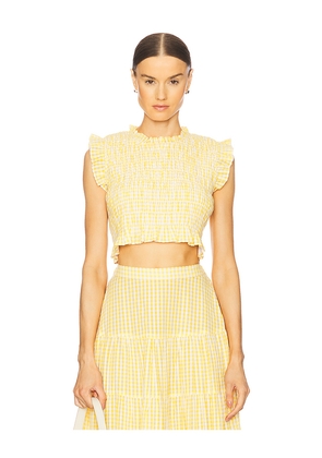 Sundress Malone Top in Yellow. Size L/XL. Also in M/L, XL/XXL.