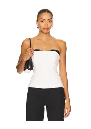 superdown Anika Strapless Top in White. Size L. Also in XS, XXS, S, M, XL.
