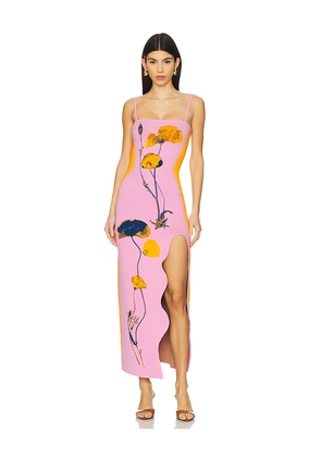 PH5 Iris Flower Print Maxi Tank Dress in Pink. Size M. Also in XS.