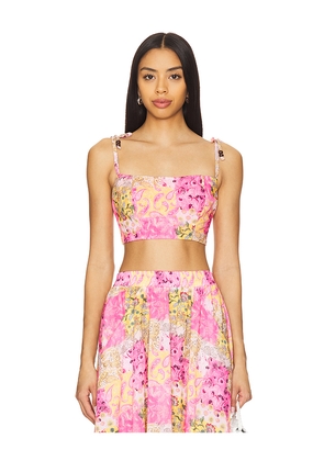 PEIXOTO Esti Top in Pink. Size L. Also in M, S, XS.