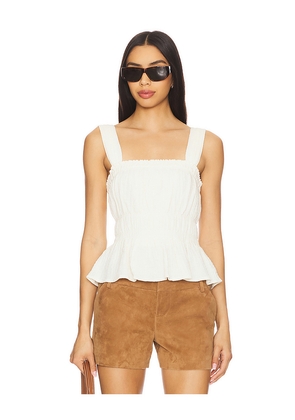 Steve Madden Gabrielle Top in Cream. Size L. Also in S, XS, M, XL.