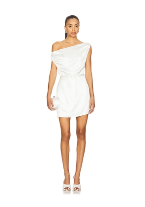SANS FAFF Ivy Mini Dress in White. Size L. Also in M, S, XL, XS.