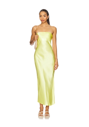 SNDYS x REVOLVE Angel Strapless Midi Dress in Yellow. Size L. Also in XXS, XS, S, M, XL, XXL.