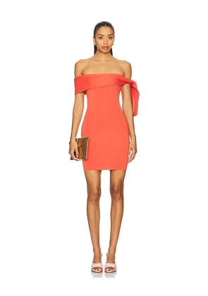 SNDYS x REVOLVE Jaymes Mini Dress in Tangerine. Size M. Also in XS, S, XL.