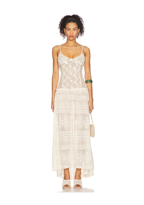 SIEDRES Constanza Dress in Cream. Size 34. Also in 40, 42.