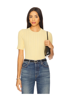 Rag & Bone Camryn Tee in Yellow. Size L. Also in XS, M.