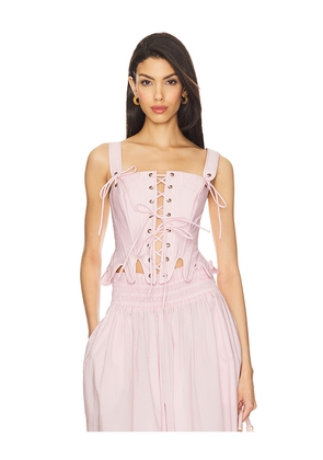 Selkie The Shipwreck Corset in Pink. Size M. Also in S, XS.