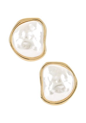 retrofete Fiorenza Earring in Ivory.