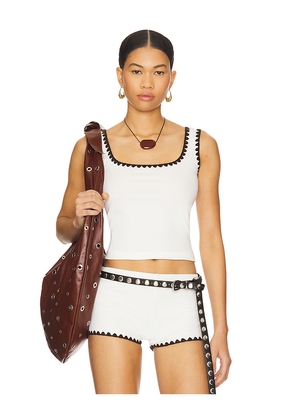 SIEDRES Imena Top in White. Size M. Also in XS, S.