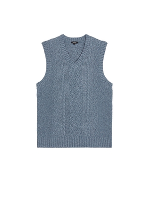 Rails Lee Knit Vest in Blue. Size L. Also in XL/1X.