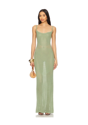 Tularosa Jacy Maxi Dress in Sage. Size L. Also in M.
