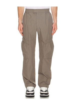 REPRESENT Tech Cargo Pant in Neutral. Size L. Also in XL/1X.