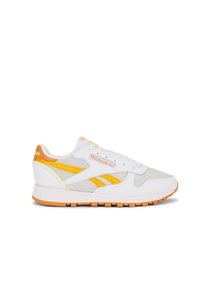 Reebok Classic Leather Sneaker in White. Size 7. Also in 8, 9.