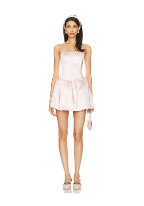 Runaway The Label Matiya Mini Dress in Blush. Size L. Also in S, M, XL.