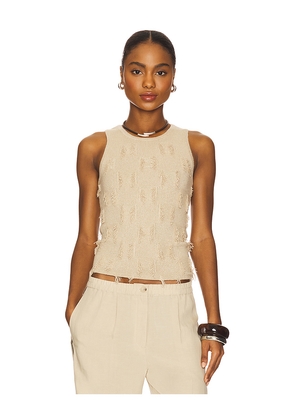 SAMSOE SAMSOE Samarla Top in Beige. Size L. Also in M.