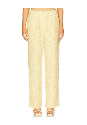 SAMSOE SAMSOE Satove Trousers in Yellow. Size S. Also in XS.
