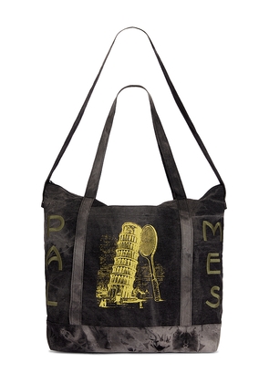 Palmes Large Tote Bag in Black.