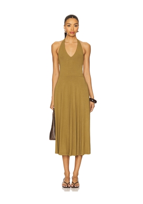 Steve Madden Hazel Dress in Olive. Size L. Also in M, S, XL, XS.