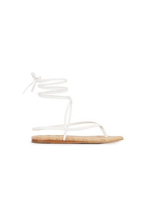 RAYE Aditi Sandal in White. Size 6. Also in 6.5, 7.
