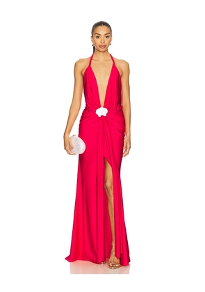 Shani Shemer Olesia Maxi Dress in Red. Size L. Also in S, M.