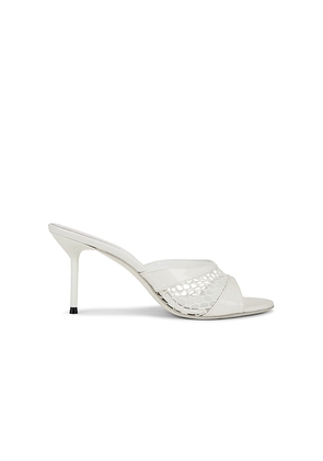 Paris Texas Lidia 70 Mule in White. Size 37. Also in 38, 39.