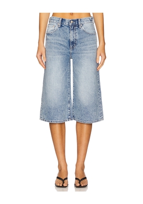 PISTOLA Linden Baggy Long Short in Blue. Size 25. Also in 26.