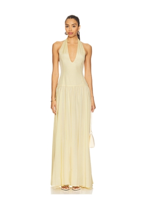 Shani Shemer Astrid Maxi Dress in Yellow. Size L. Also in M.