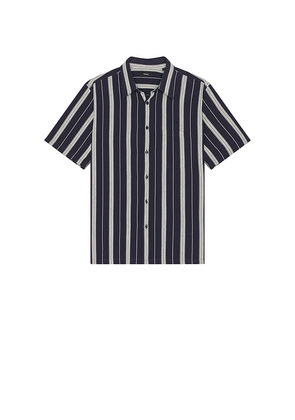 Theory Noll Short Sleeve Shirt in Blue. Size L. Also in M, S, XXL/2X.