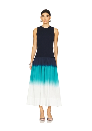 SIMONMILLER Novo Knit Combo Dress in Navy. Size L. Also in XL.