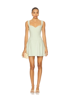 Runaway The Label Bethan Mini Dress in Green. Size L. Also in XS, S, M.