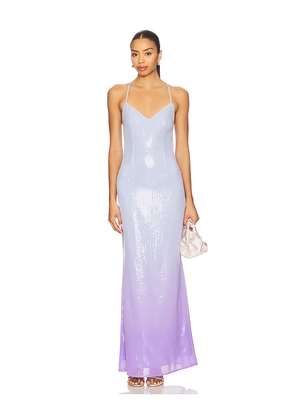 Runaway The Label Niyah Maxi Dress in Baby Blue. Size L. Also in XS, S.