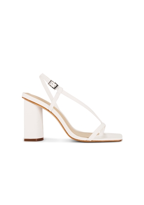 Schutz Heloise Block Heel in White. Size 10. Also in 8, 8.5, 9.5.