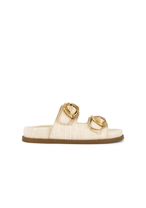 Schutz Olga Sporty Sandal in Ivory. Size 7.5. Also in 8.5, 9.5.
