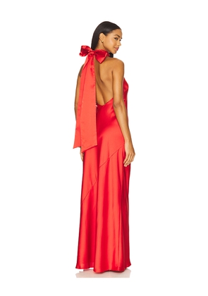 Show Me Your Mumu Lisa Maxi Dress in Red. Size L. Also in S, M.