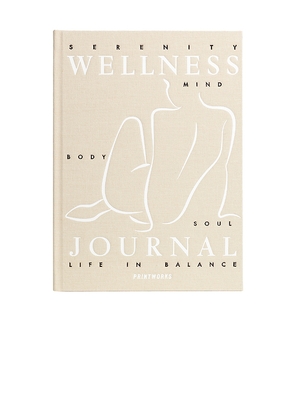Printworks Wellness Journal in Beige.