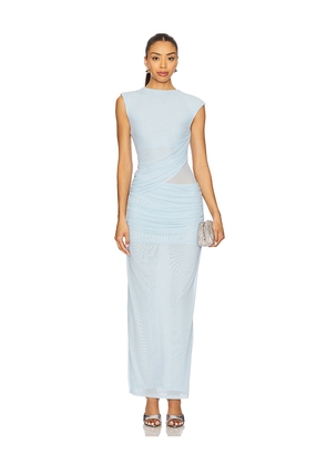 SNDYS x REVOLVE Lorelai Maxi Dress in Blue. Size L. Also in S, XXS, XS, M, XL, XXL.